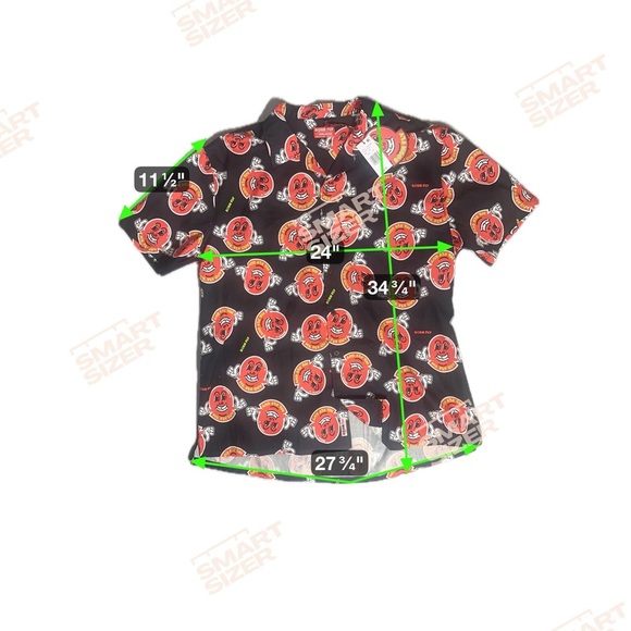 NWT Men’s Born Fly 3XL Casual Button Up Shirt AOP Fun Graphic Hawaiian MSRP $68 - Picture 3 of 6